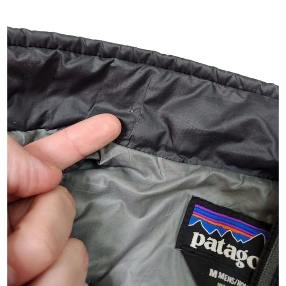 Patagonia Nano Puff 1/4 1/2 Zip Pullover Jacket Primaloft Medium Gray - Picture 4 of 7